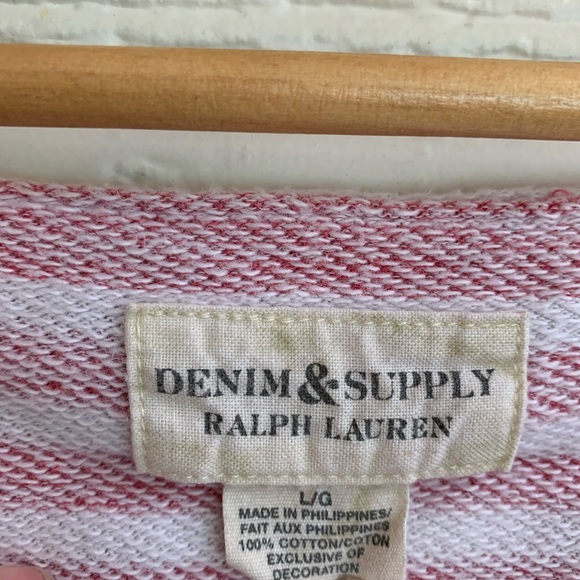 NWOT Ralph Lauren Distressed Top - Picture 2 of 6
